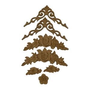 Woodubend Applique Mouldings 7 Pack Bundle Decorative Arts & Crafts Furniture